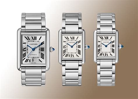 tank must cartier xl|cartier tank must size comparison.